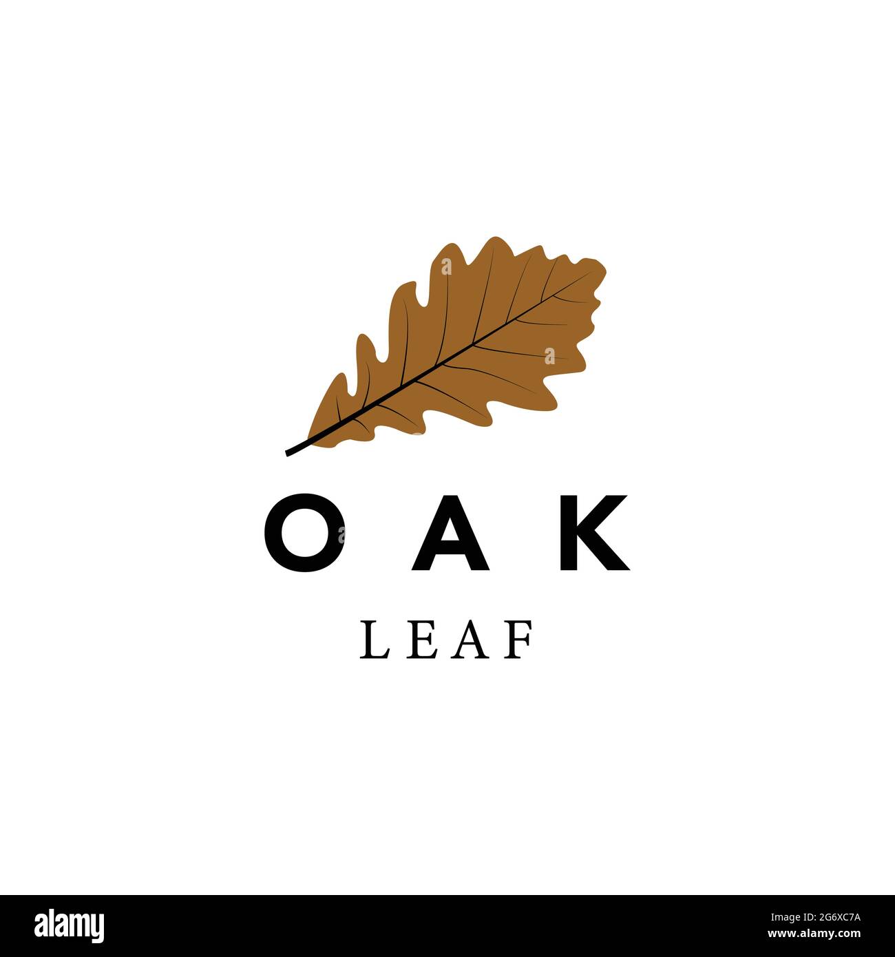 motif feuilles de chêne brun automne illustration vectorielle Illustration de Vecteur