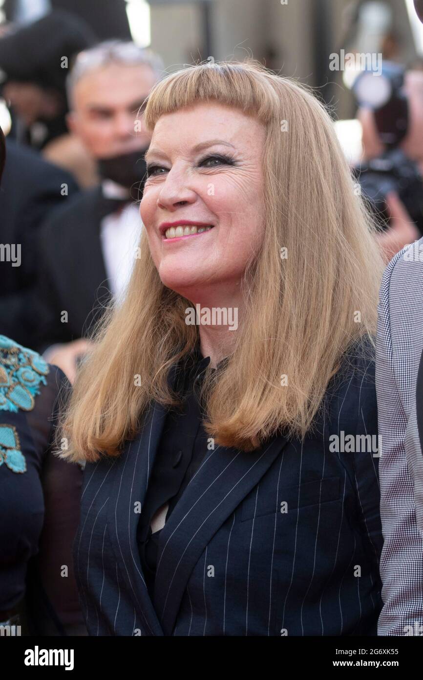Andrea Arnold assiste à la première de 'tout s'est bien passé' lors du 74e Festival annuel du film de Cannes au Palais des Festivals de Cannes, France, le 07 juillet 2021. Banque D'Images