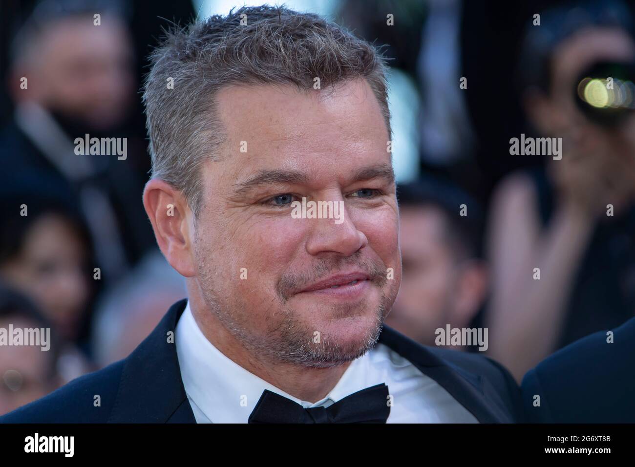 Matt Damon participe à la projection de 'Stillwater' lors du 74e Festival annuel de Cannes le 8 juillet 2021 à Cannes, France. (Photo de Franck Bonham/imageSPACE/Sipa USA) Banque D'Images