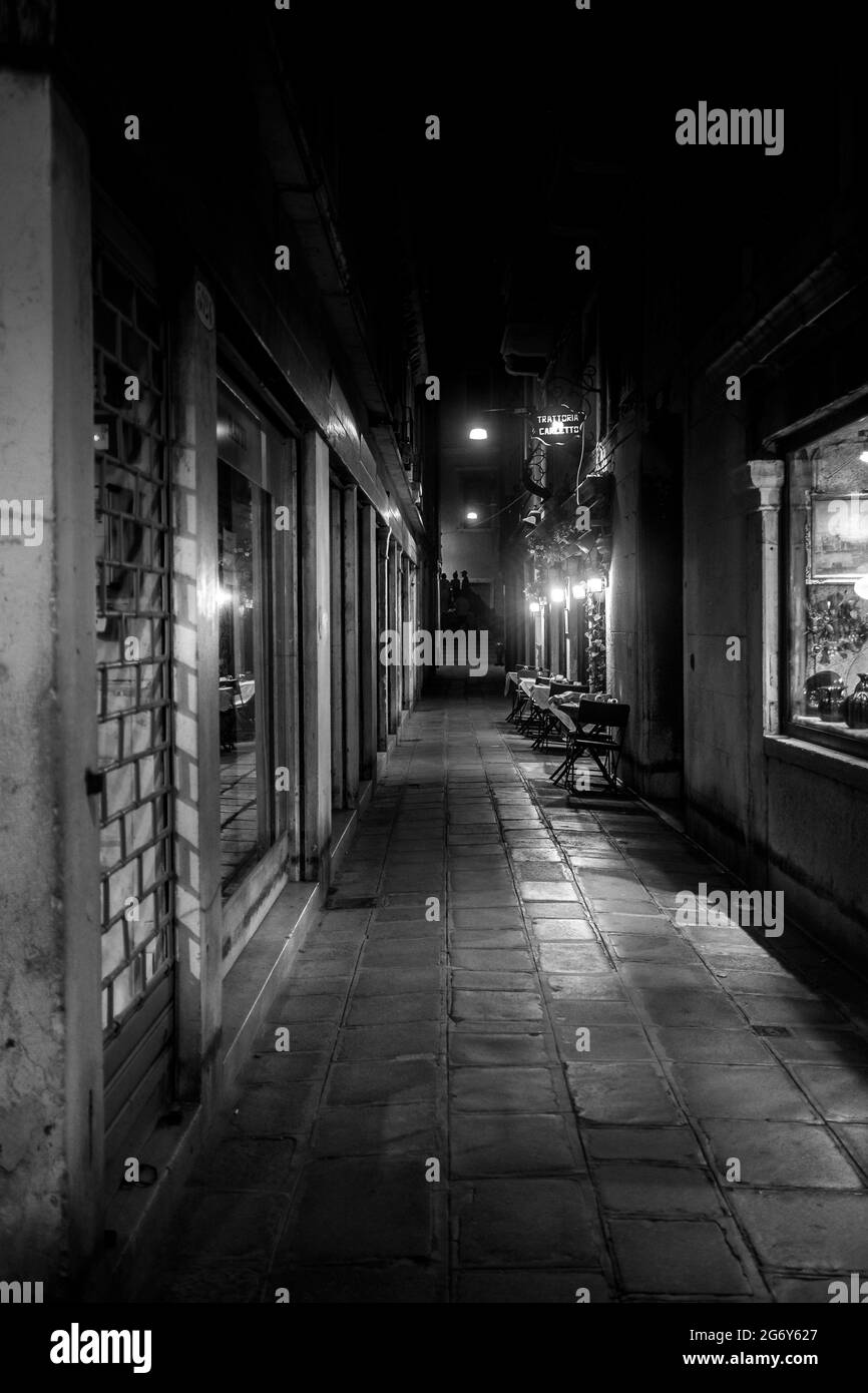 Vider Venise en Italie Banque D'Images