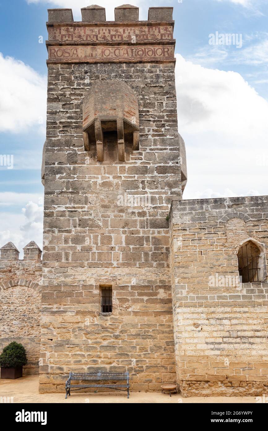 Les remparts et les tourelles du château de San Marcos (Castillo de San Marcos) sont une forteresse construite sur les fondations d'une mosquée construite vers 126 Banque D'Images