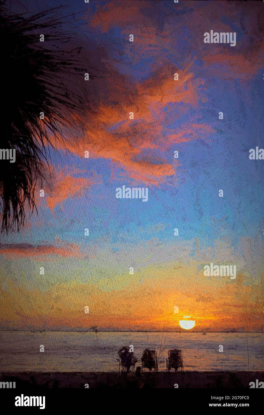 Punta Gorda, Florida Mainstreet Banque D'Images