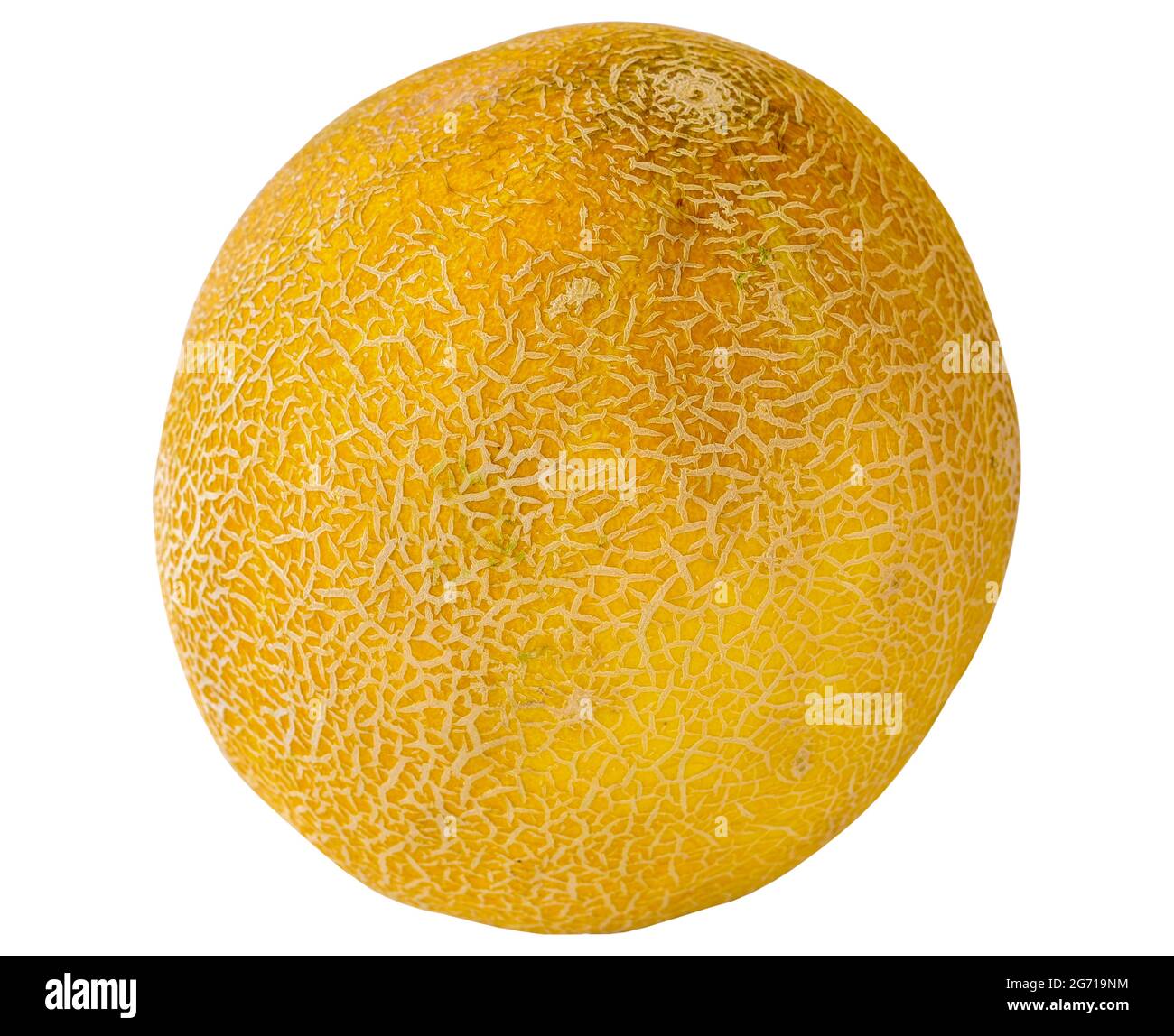 melon isolé sur fond blanc. Chemin d'écrêtage du melon Banque D'Images