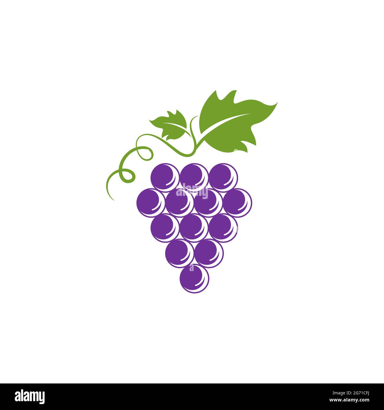 Logo de raisin Banque de photographies et d’images à haute résolution