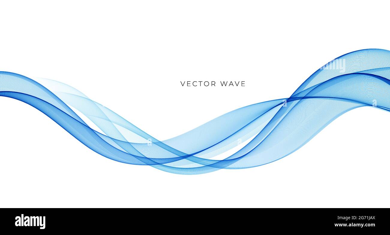 Vecteur abstrait lignes d'ondes fluides colorées isolées sur fond blanc. Élément de conception pour la technologie, la science, le concept moderne. Illustration de Vecteur