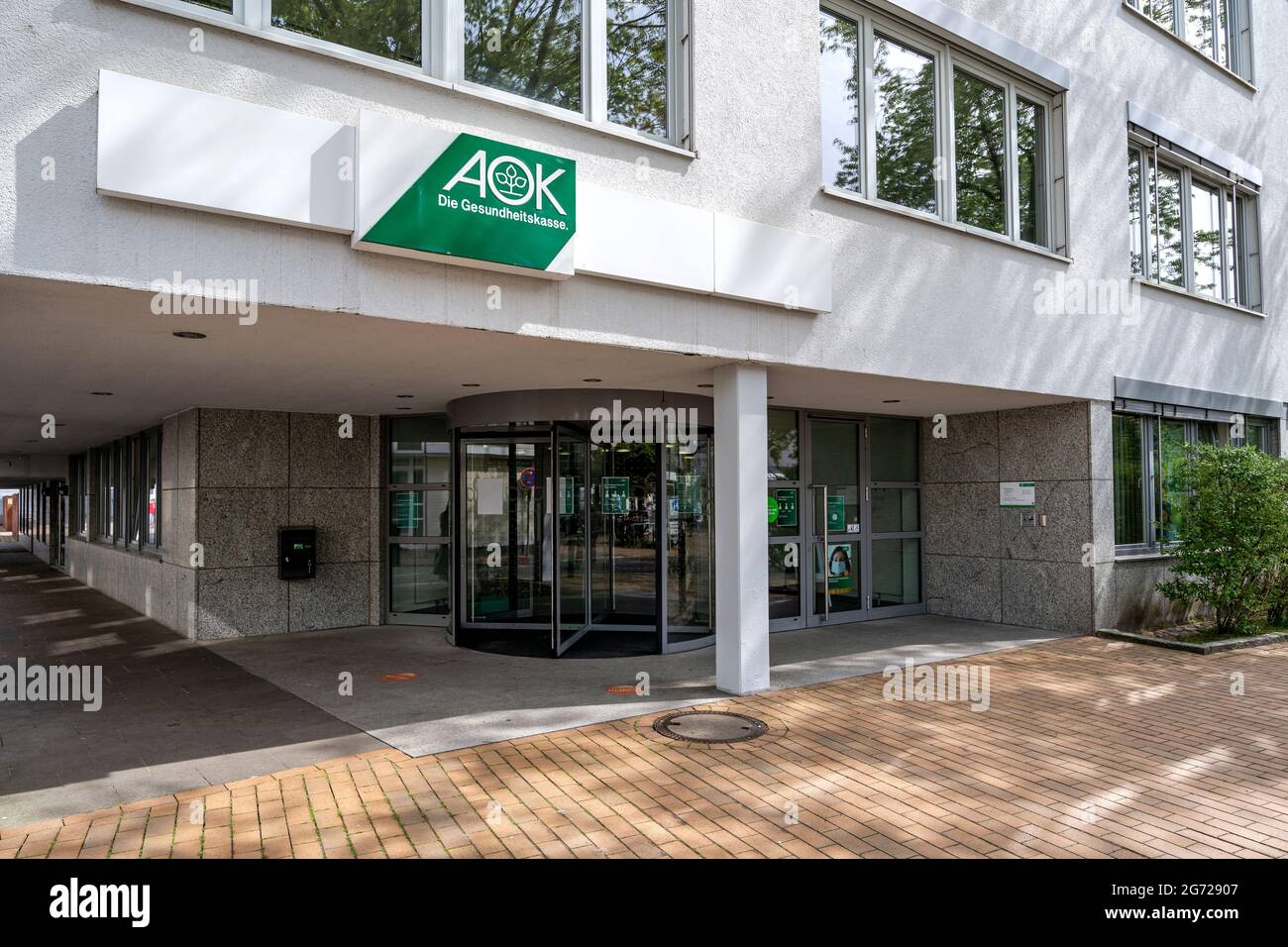 Bureau AOK à Rendsburg en Allemagne Banque D'Images