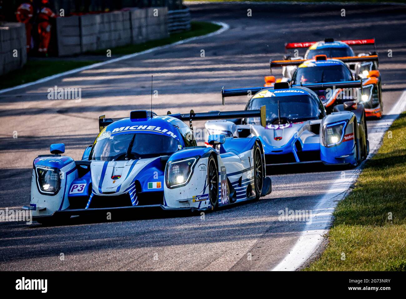 31 Lentoudis Kriton (gcr), Aguas Rui (pro), AF Corse, Ligier JS P320 - Nissan, action pendant le 3ème tour de la coupe Michelin le Mans, du 9 au 11 juillet 2021 sur l'Autodromo Nazionale di Monza, à Monza, Italie - photo Paulo Maria / DPPI Banque D'Images