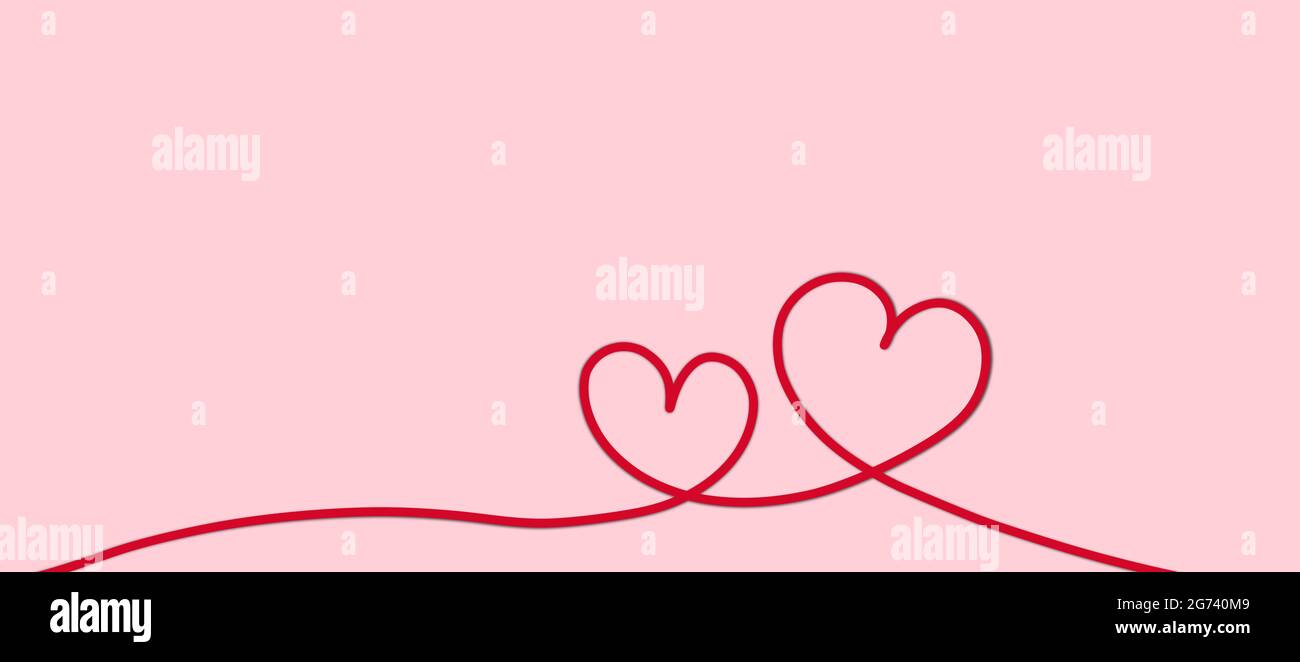 Dessin Au Trait Continu Love Banque De Photographies Et D Images A Haute Resolution Alamy