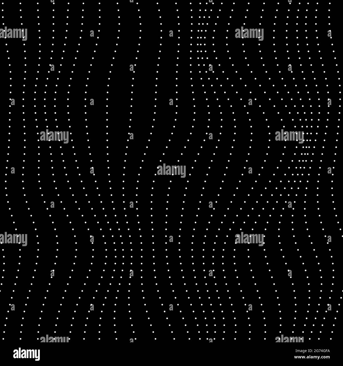 Tableau ondulé sans couture de motifs à points pour l'impression ou le numérique utilisation Banque D'Images