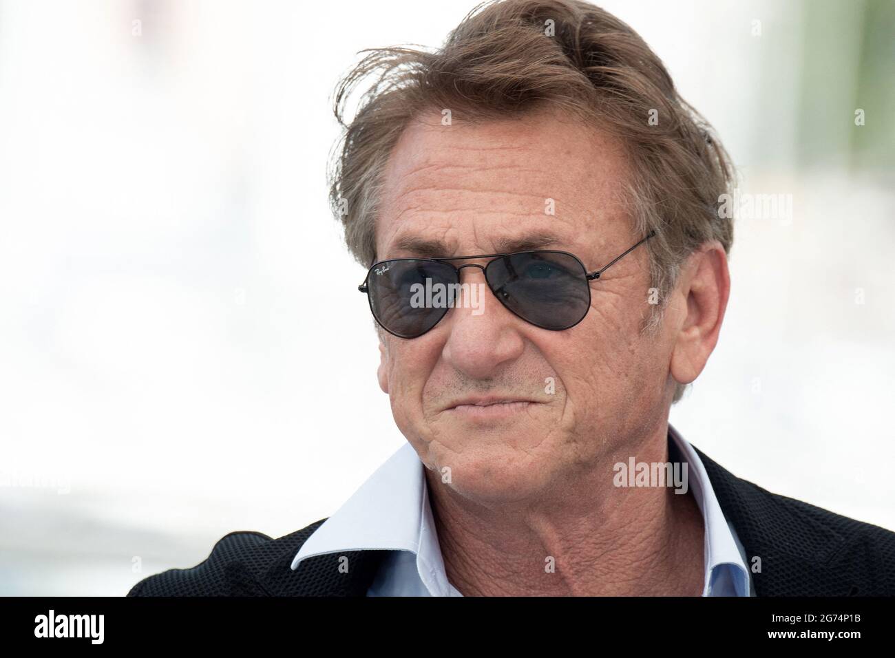 Sean Penn et Dylan Penn assistent à la séance photo du jour du drapeau lors du 74e Festival annuel du film de Cannes le 11 juillet 2021 à Cannes, en France. Photo de David Niviere/ABACAPRESS.COM Banque D'Images