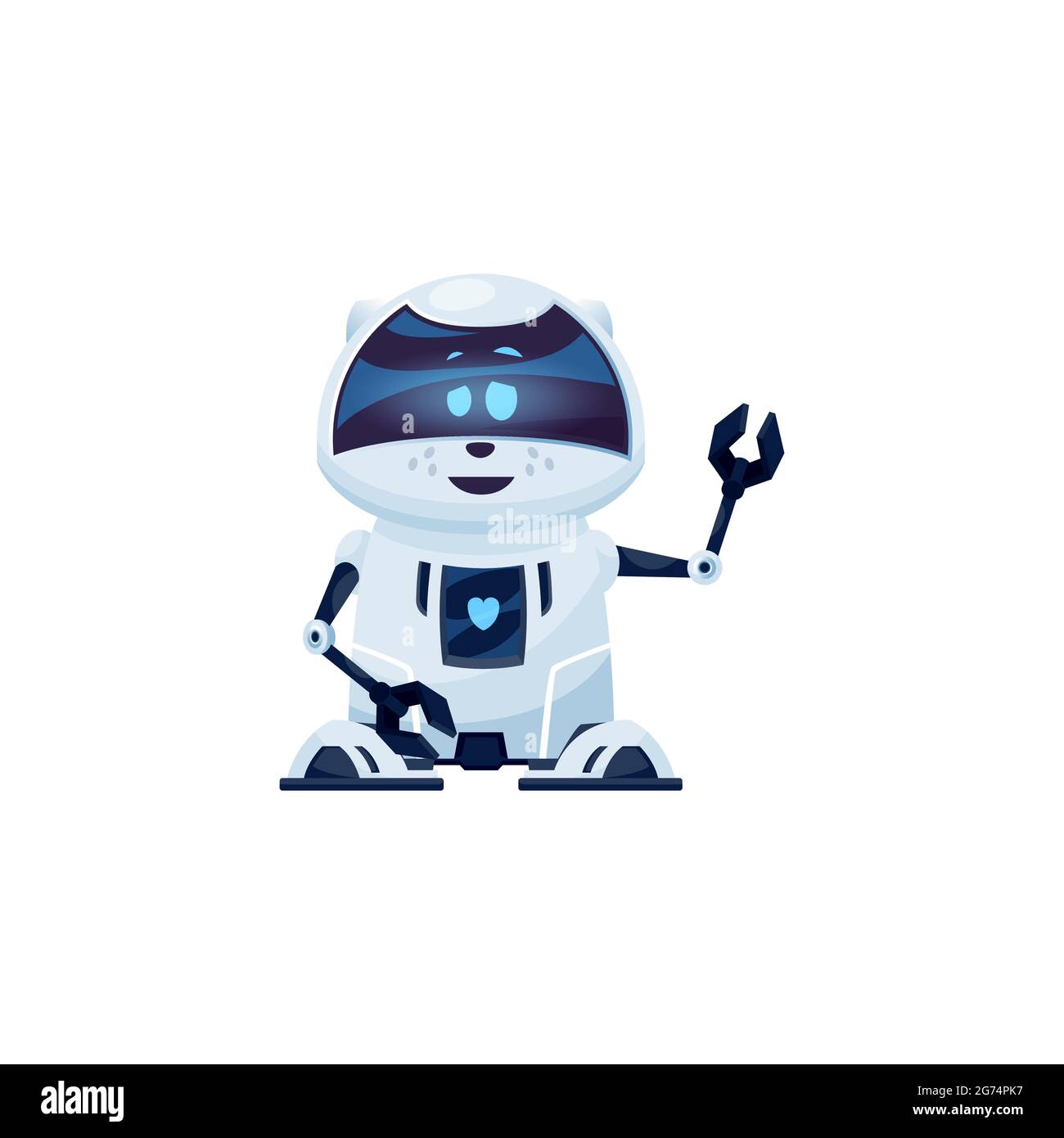 Dessin Anime Robot Chat Vecteur Cyborg Personnage Jouet Ou Bot Technologie De L Intelligence Artificielle Sympathique Animal De Compagnie De Robot Humanise Ai Avec Lueur Numerique Muzzle An Image Vectorielle Stock Alamy