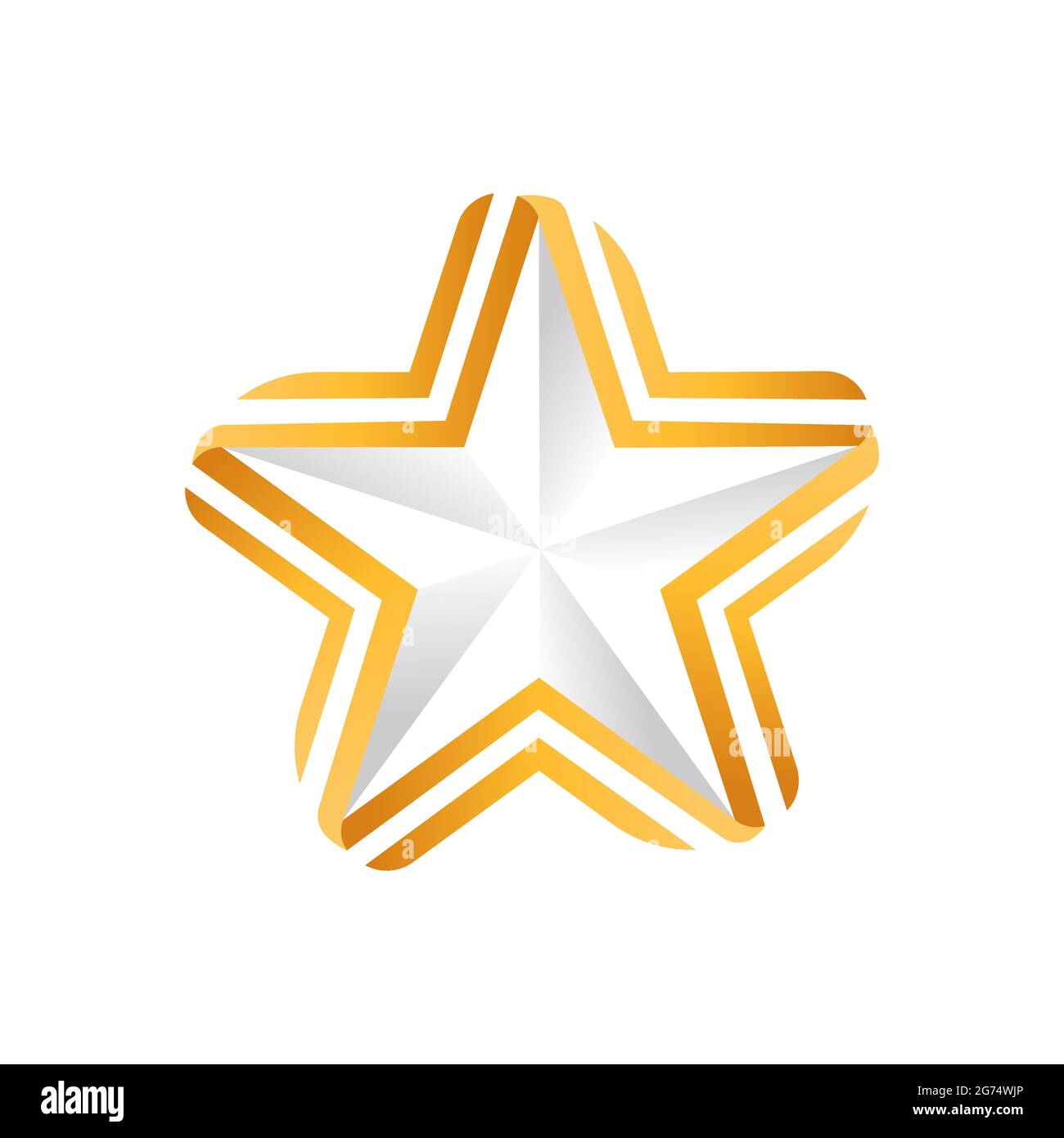 Modèle abstrait Star logo Icon Design Vector. Concept de logo Star simple et élégant. Modèle de dessin vectoriel d'icône de logo Star pour les entreprises, la marque Illustration de Vecteur