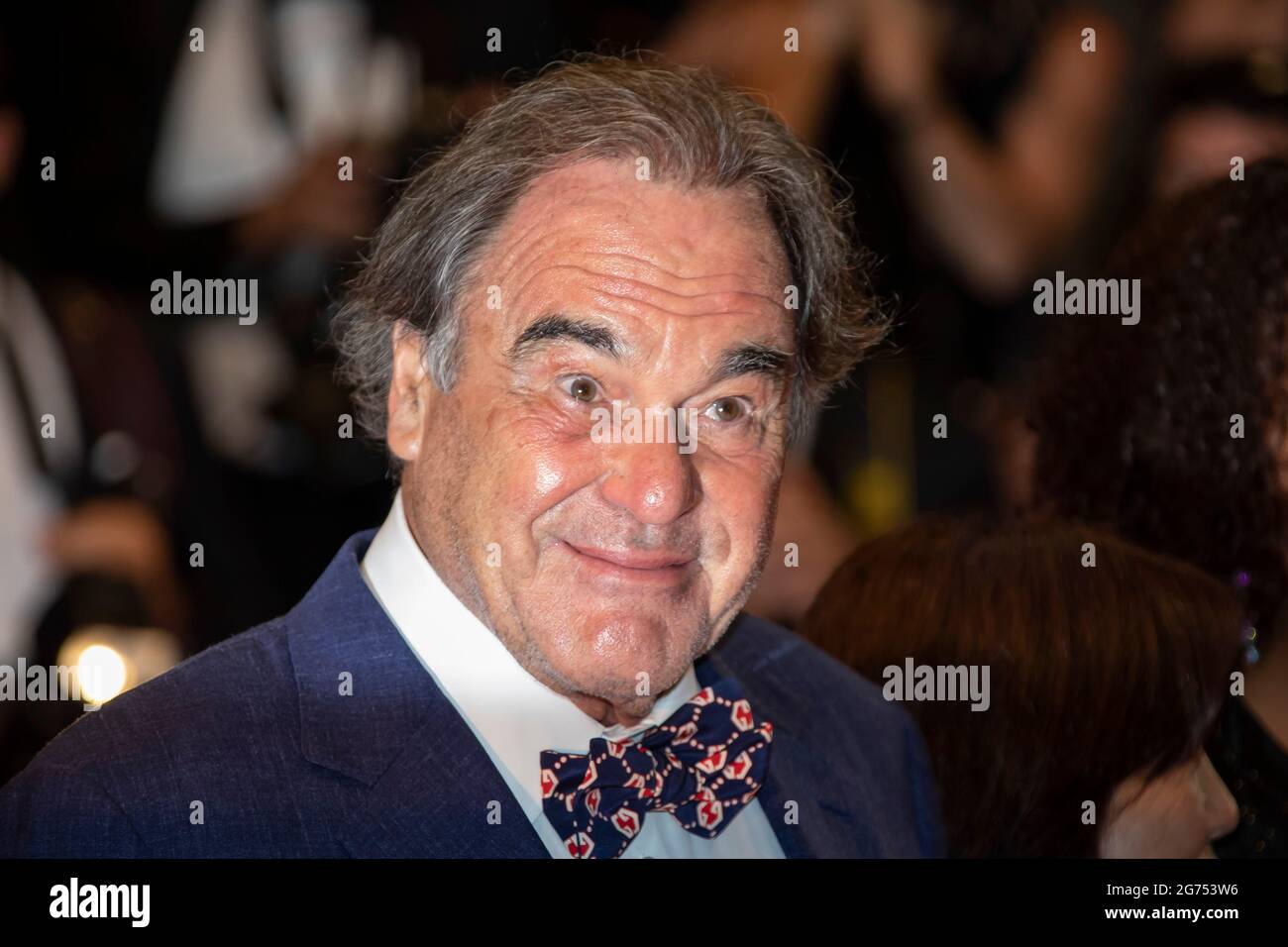 Cannes, France. 10 juillet 2021. Oliver Stone participe à la projection du « jour du drapeau » lors du 74e Festival annuel du film de Cannes le 10 juillet 2021 à Cannes, en France. Franck Bonham/imageSPACE t/Sipa USA crédit: SIPA USA/Alay Live News Banque D'Images