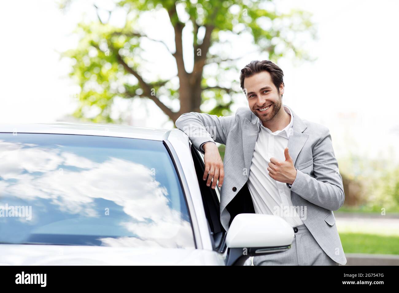 Excellente qualité de voiture, approbation, auto blog et travail dans la concession Banque D'Images