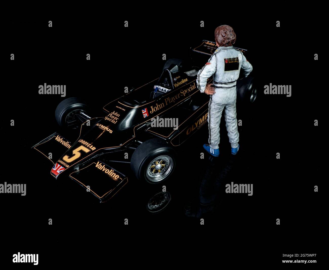 Kit modèle Formule 1 Lotus 1978-1979 F1 car Tamiya Andretti Banque D'Images