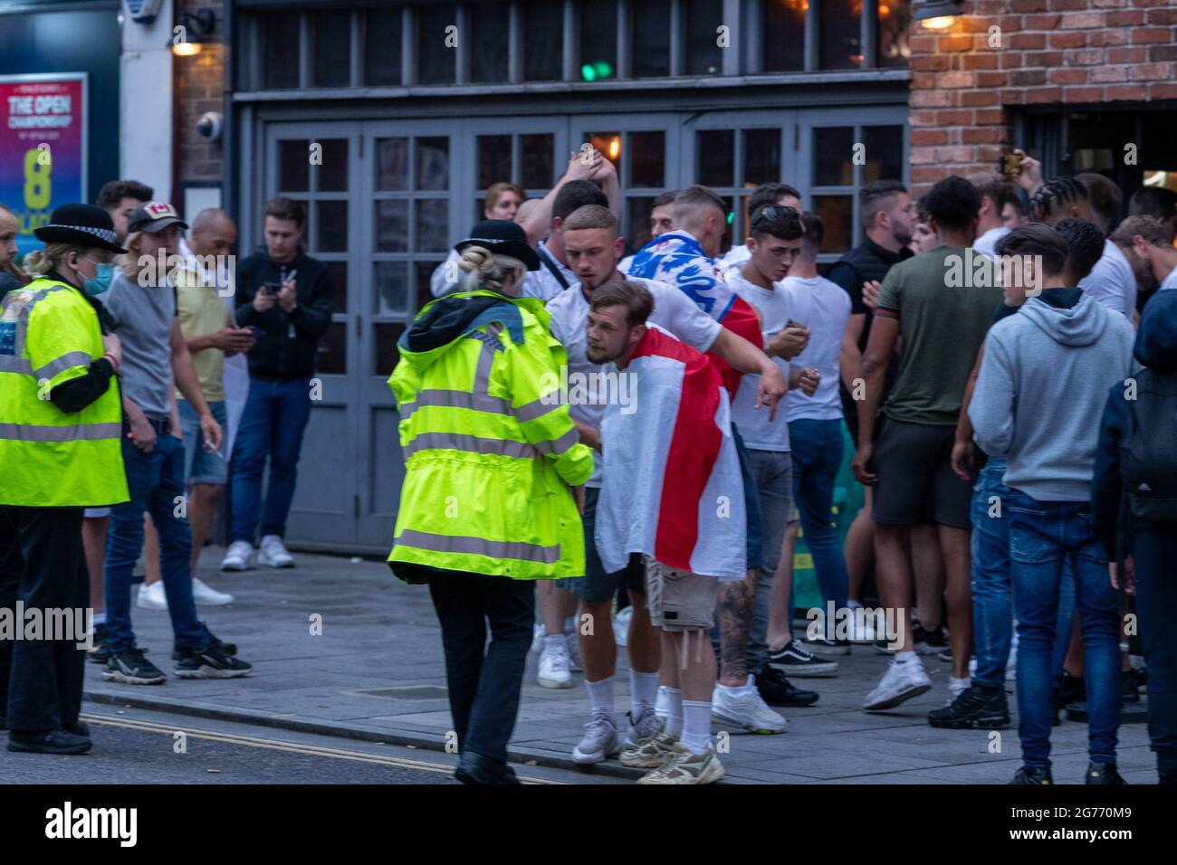 Brentwood Essex 11 juillet 2021 Anglais fans de football à Brentwood Essex crédit: Ian Davidson/Alay Live News Banque D'Images