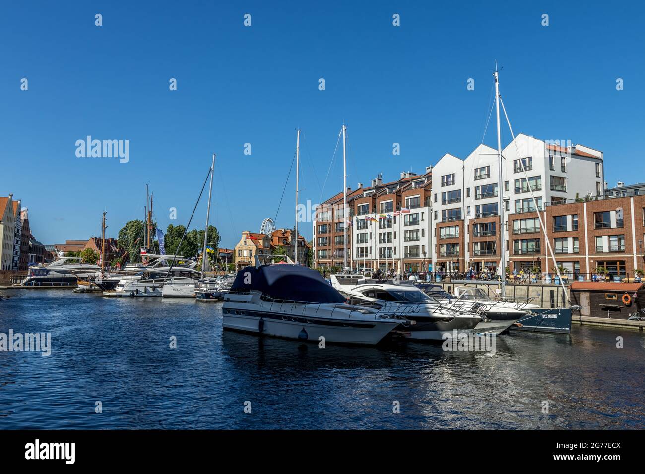 GDANSK, POLOGNE - 13 juin 2021 : Gdansk, Pologne - 13 2021 juin « The New look of Marina Gdansk » Banque D'Images