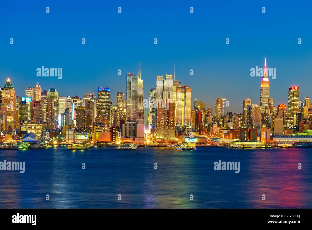 New York City Skyline Banque D'Images