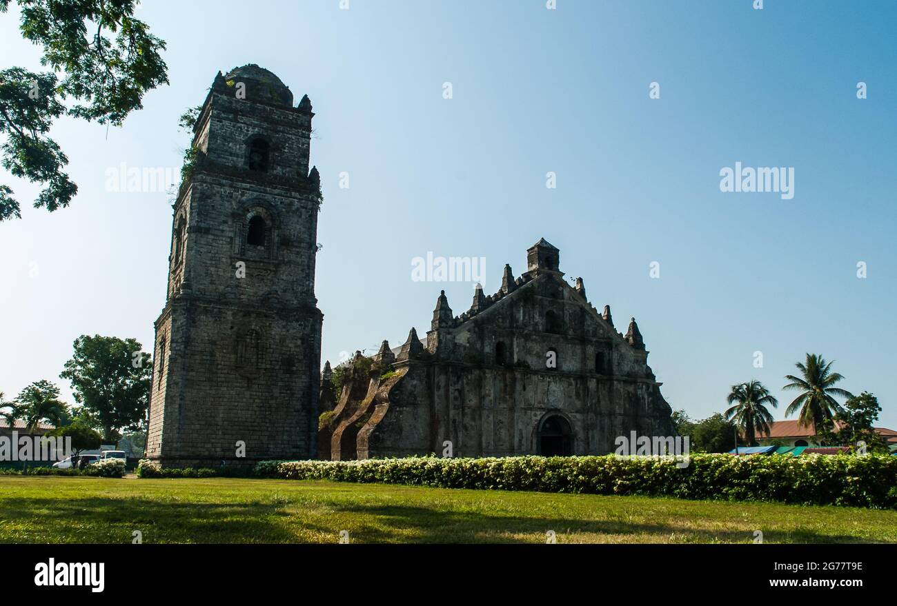 Église San Agustin de Paoay Banque D'Images