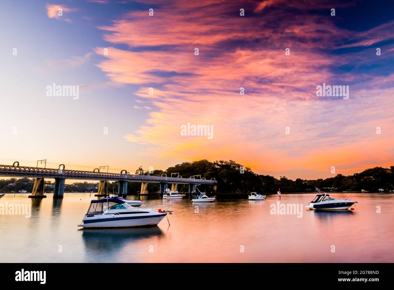 Une soirée paisible à Côme Banque D'Images
