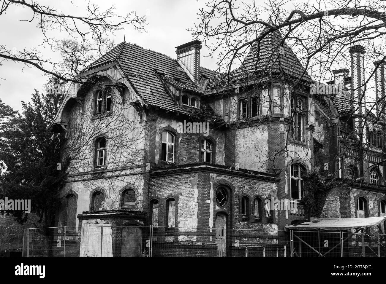 Célèbre place perdue Beelitz Heilstaetten en Allemagne - photographie de voyage Banque D'Images