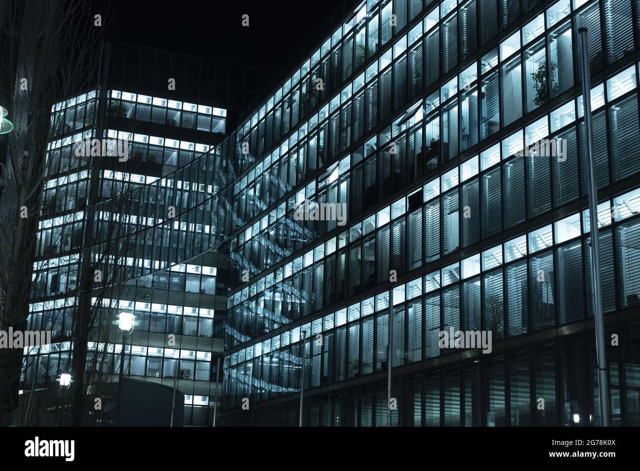 Bureaux modernes du Sony Center Berlin Potsdamer Square - photographie de voyage Banque D'Images