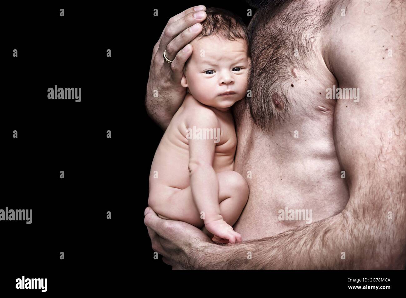 L Amour D Un Pere Photo Stock Alamy