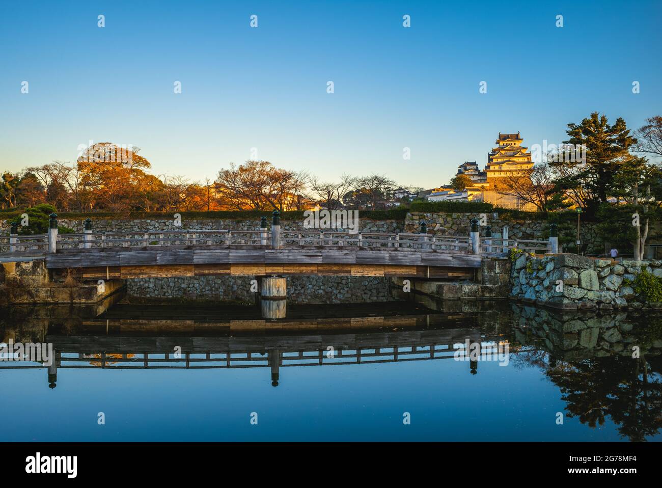 Château himeji, ou Château d'Egret blanc ou Château de Héron blanc, à hyogo, japon Banque D'Images