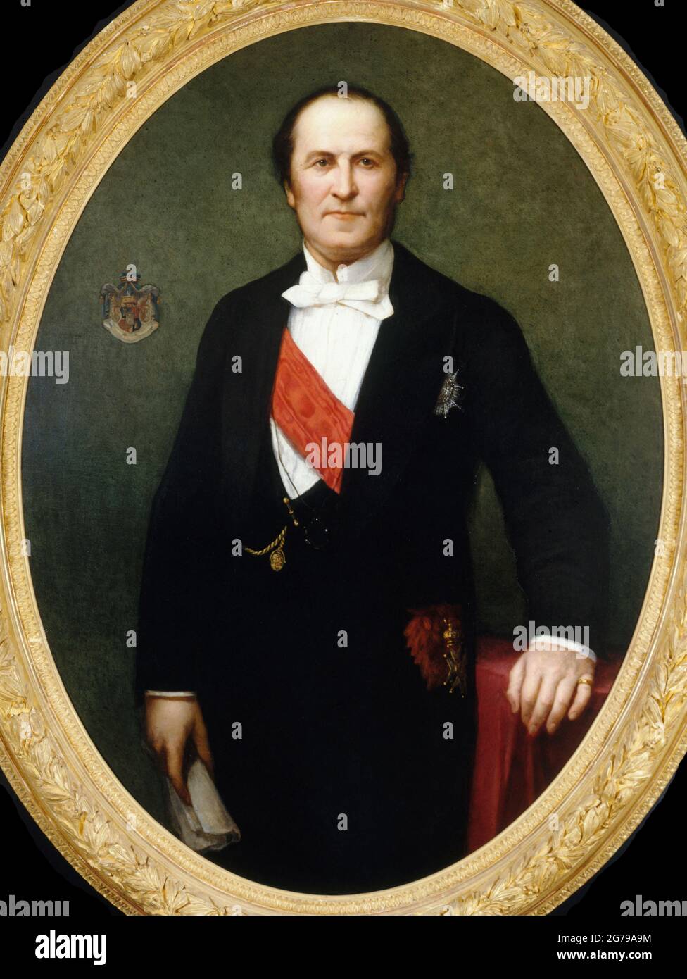 Portrait de Georges-Eugène Baron Haussmann (1809-1891). Musée : Musée Carnavalet, Paris. Auteur: Henri Lehmann. Banque D'Images