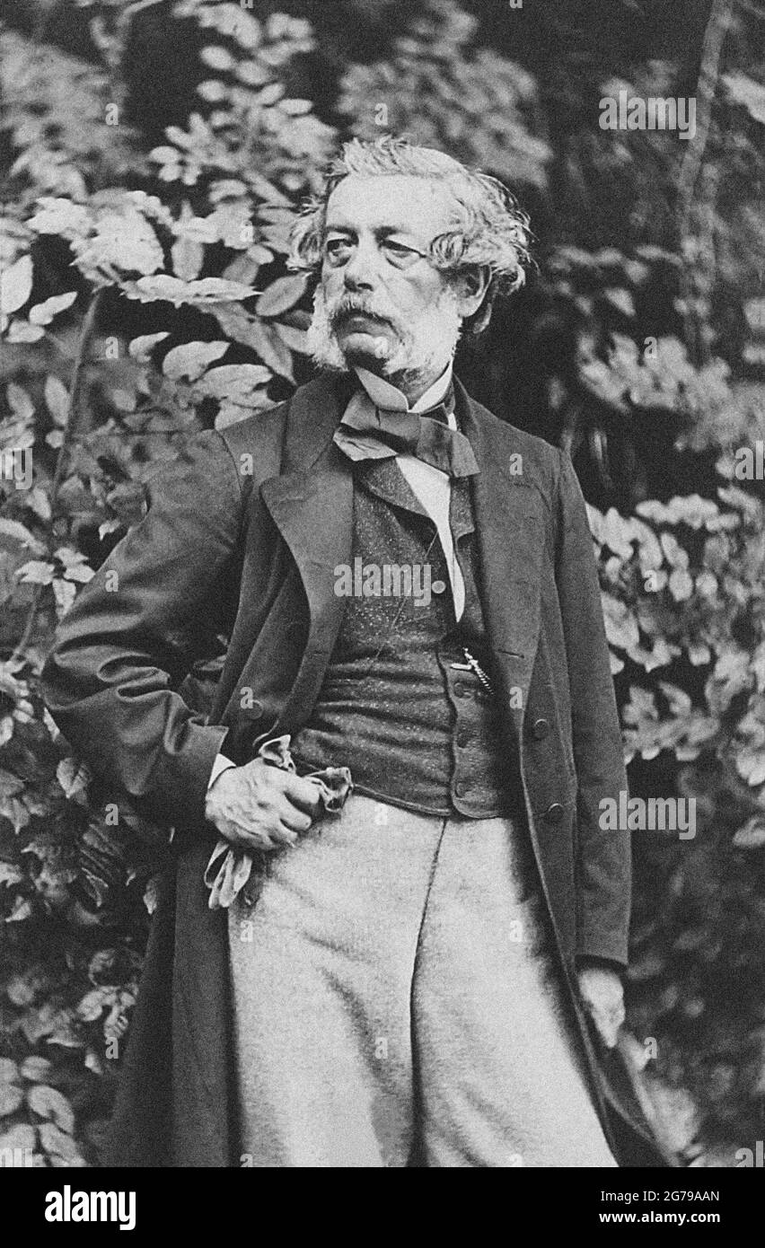 Portrait de Franz Xaver Winterhalter (1805-1873). Musée : COLLECTION PRIVÉE. Auteur: ANONYME. Banque D'Images