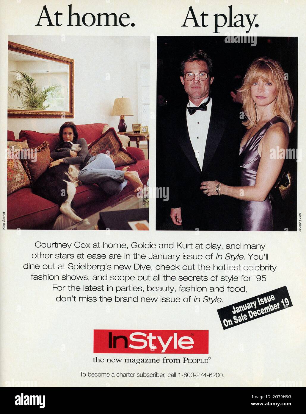 Pleine page Publicité de Life Magazine, numéro de janvier 1995, l'année en images de 1994, États-Unis Banque D'Images