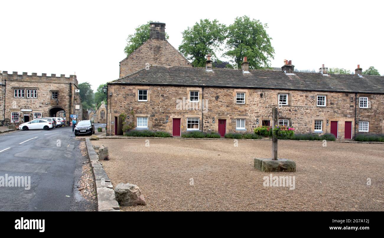 Village modèle de Blanchland Northumberland Banque D'Images