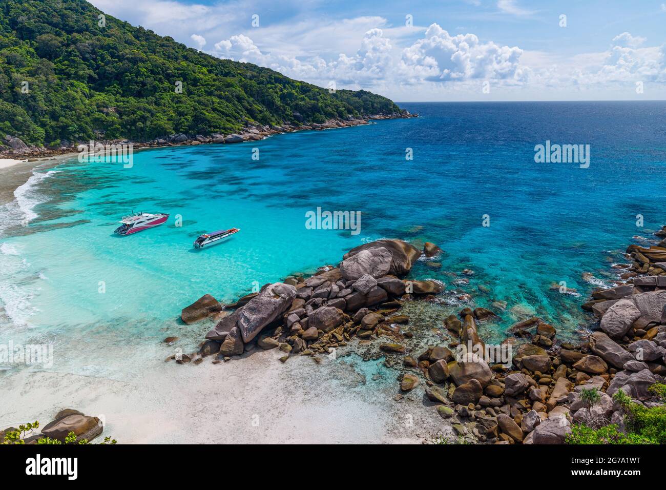 Îles Similan Mer d'Andaman, Phang Nga, Phuket; Thaïlande Banque D'Images