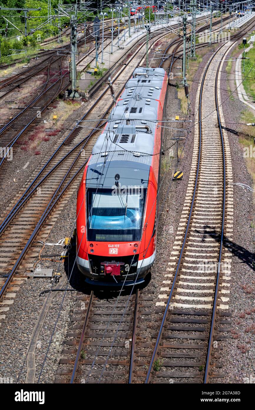 DB Regio Alstom Coradia LINT 41 train Banque D'Images
