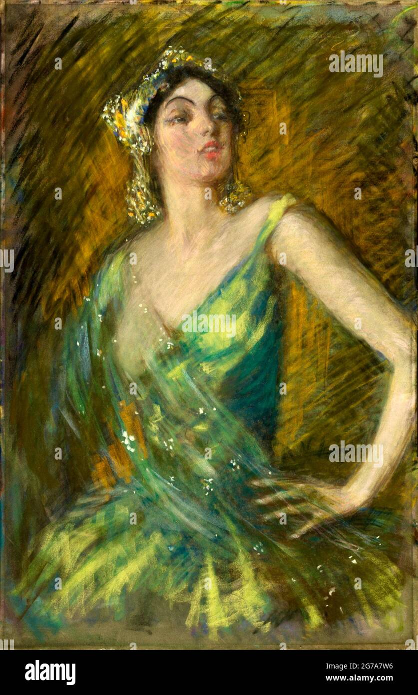 Alice Pike Barney peinture de la danseuse Ruth St Denis Banque D'Images