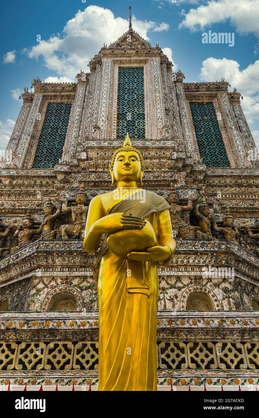 Wat Arun, Bangkok, Thaïlande, Banque D'Images