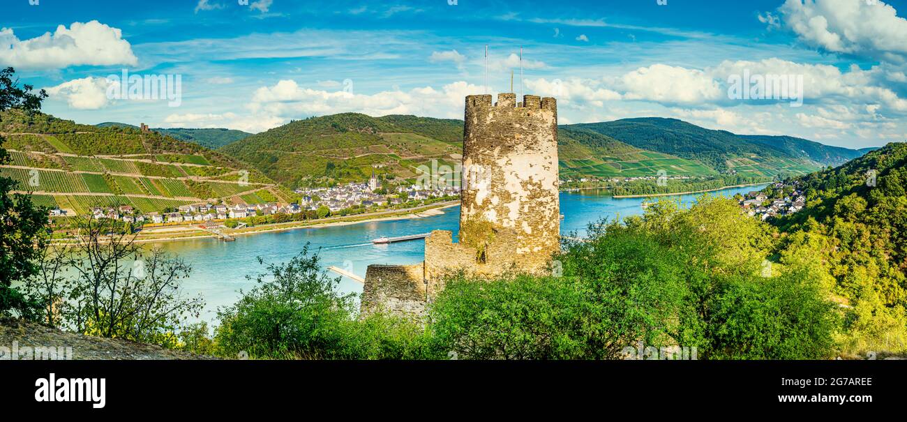 Carte Postale Ancienne Allemagne Andernach Château D'Arenfels (Bords Du Rhin) Réf B19
