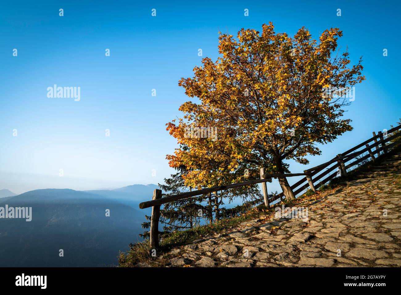 Automne dans le Tyrol du Sud Banque D'Images