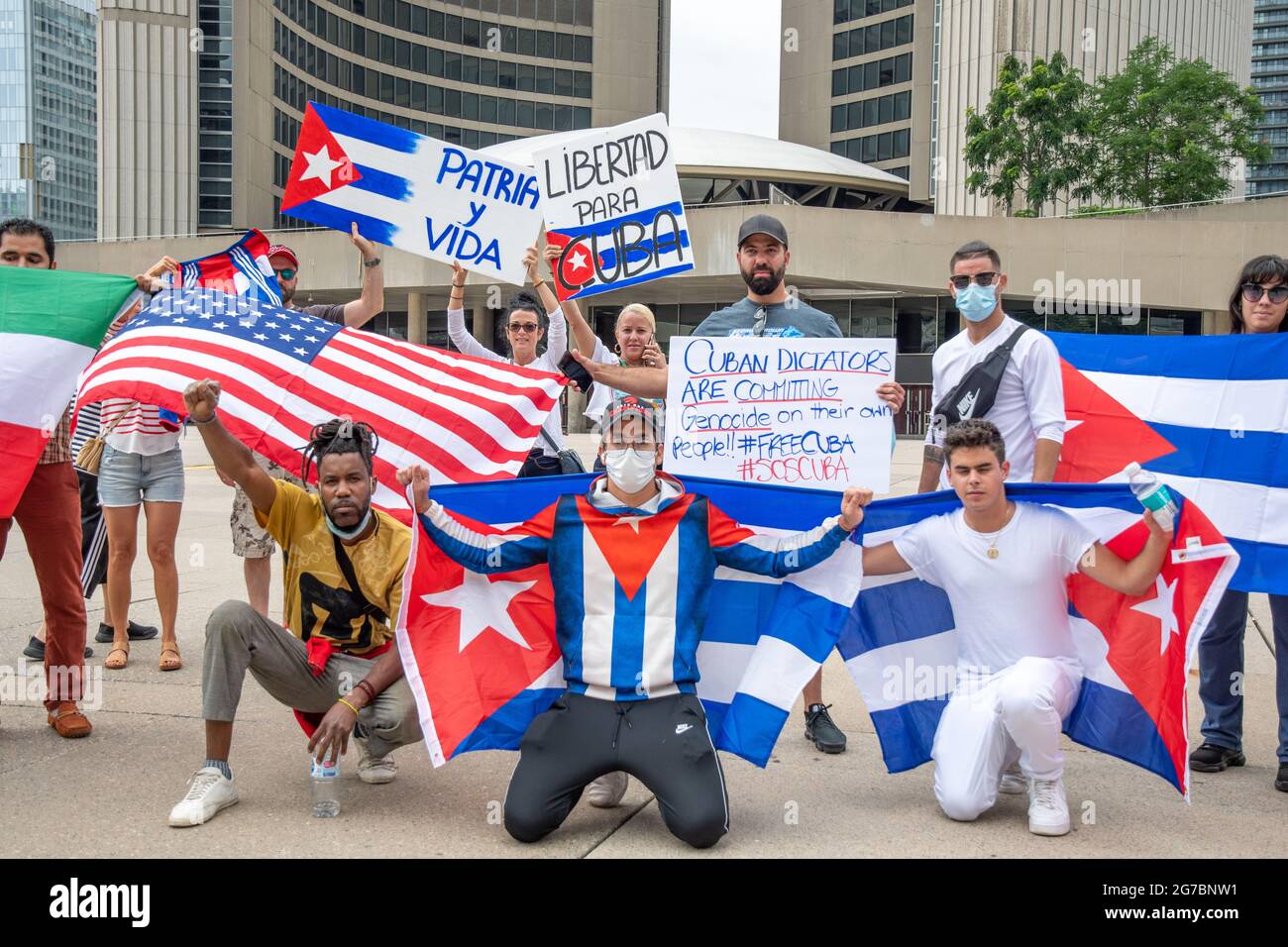 Protestations de cuba Banque de photographies et d’images à haute