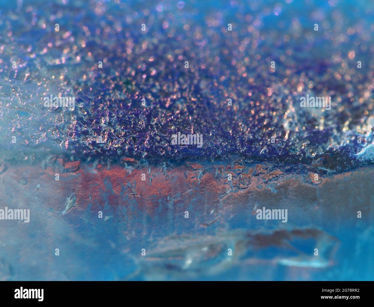 Aqua aura Quartz en gros plan Banque D'Images Aqua aura Quartz en gros plan Banque D'Images