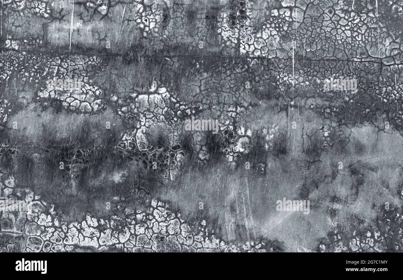 Fond noir et gris de texture de mur en béton sale. Fond de texture de mur en béton foncé. Surface brute de ciment arrière-plan abstrait. Banque D'Images