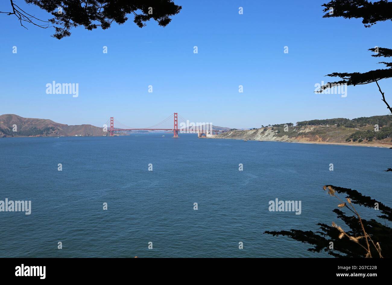 Panorama du Golden Gate - San Francisco, Californie Banque D'Images
