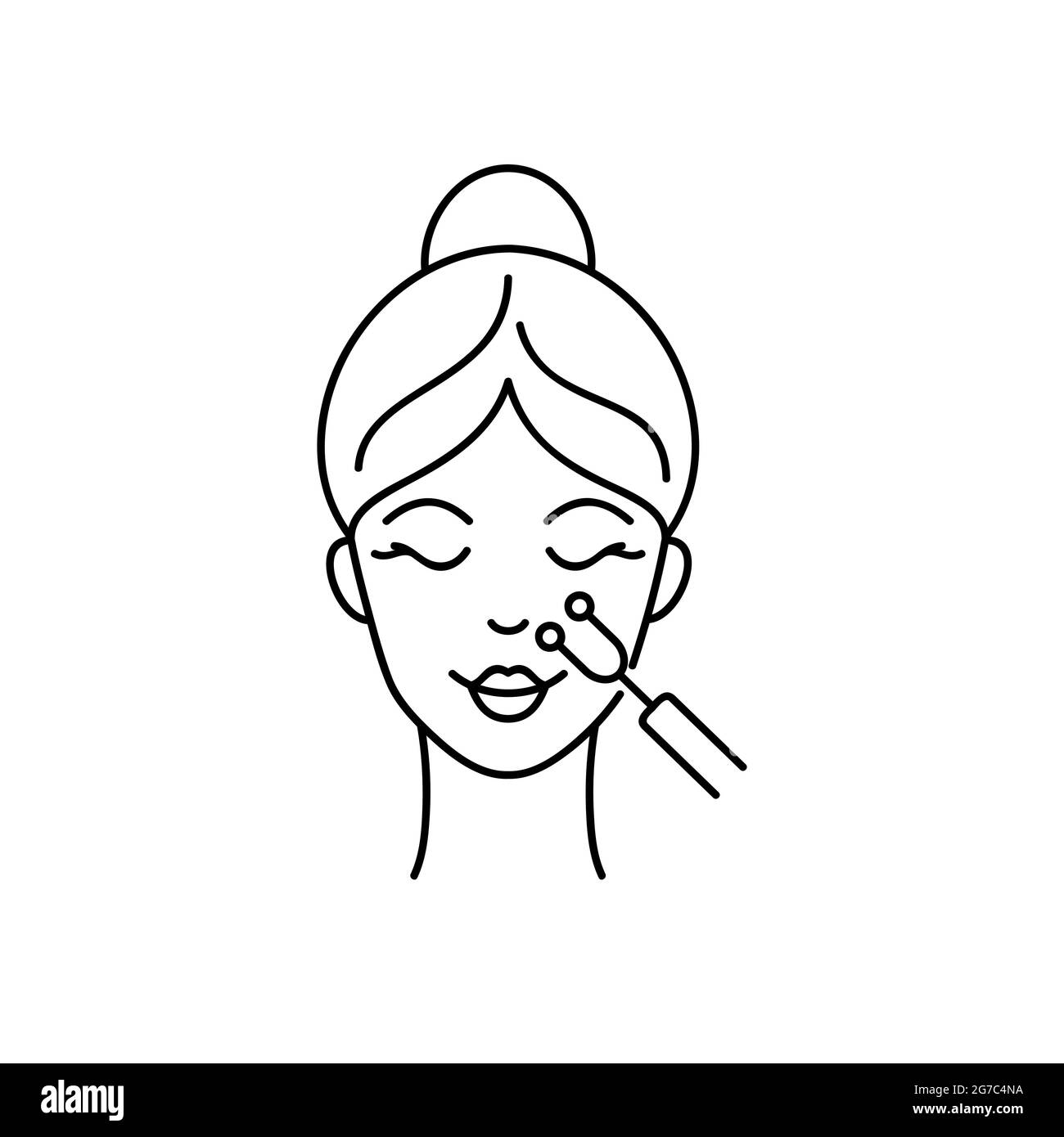 Traitement de la médecine Microcurrents Illustration de Vecteur