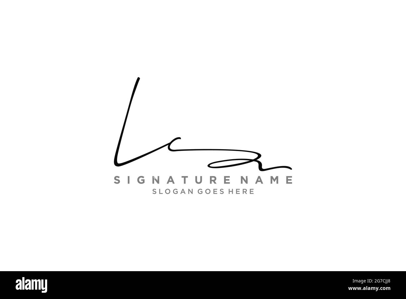 Lettre LC Signature logo Template Design élégant logo Sign symbole modèle icône vectorielle Illustration de Vecteur