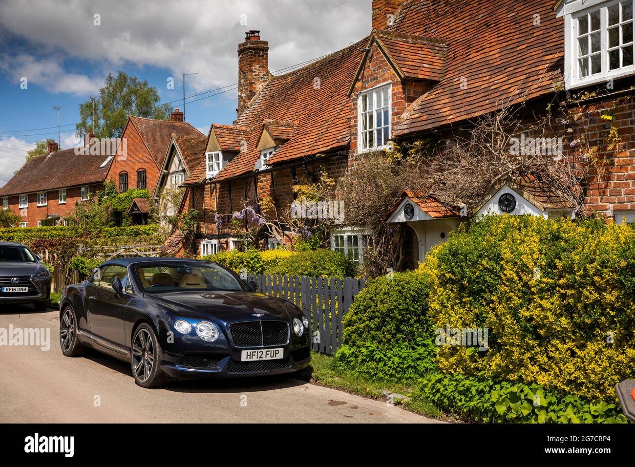Royaume-Uni, Angleterre, Buckinghamshire, Hambleden Valley, Turville, Holloway Lane, Windmill Cottage, demeure du Vicaire de Dibley’s, Jim Trott Banque D'Images