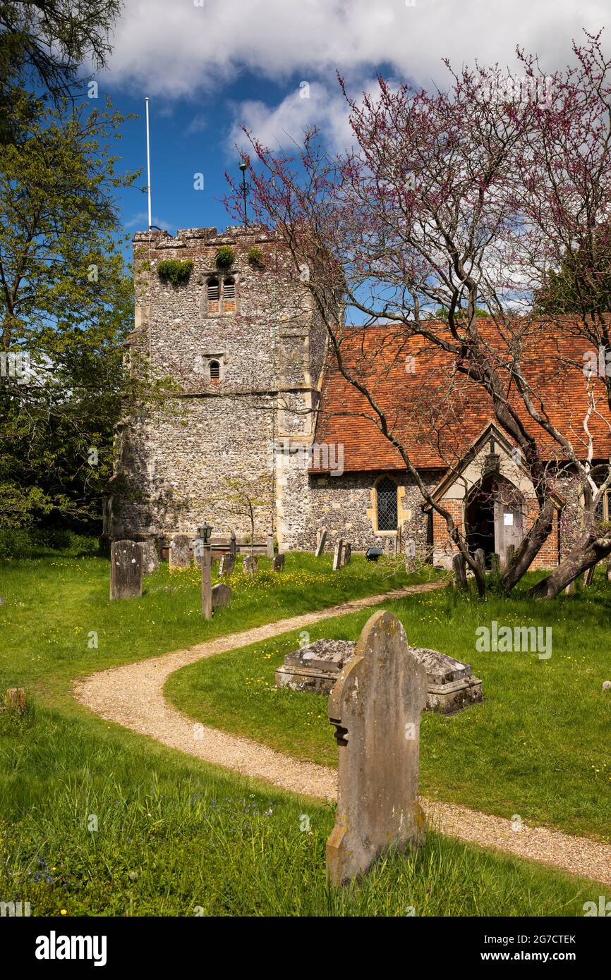 Royaume-Uni, Angleterre, Buckinghamshire, Hambleden Valley, Turville, Sainte Marie la Vierge, Eglise du Vicaire de Dibley Banque D'Images
