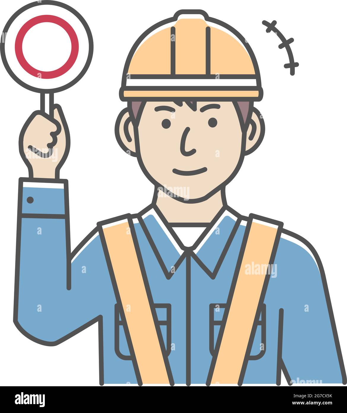 Collier bleu montrant l'illustration vectorielle de l'étiquette Illustration de Vecteur