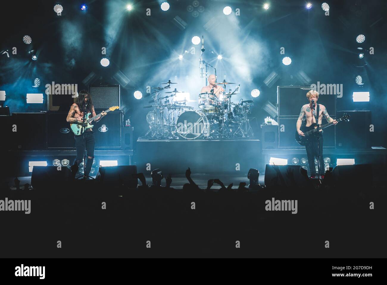 PADOVA, GRAN TEATRO GEOX, ITALIE : le groupe de rock écossais Biffy Clyro se présente sur scène à Padova, pour la tournée européenne « Ellipsis » Banque D'Images