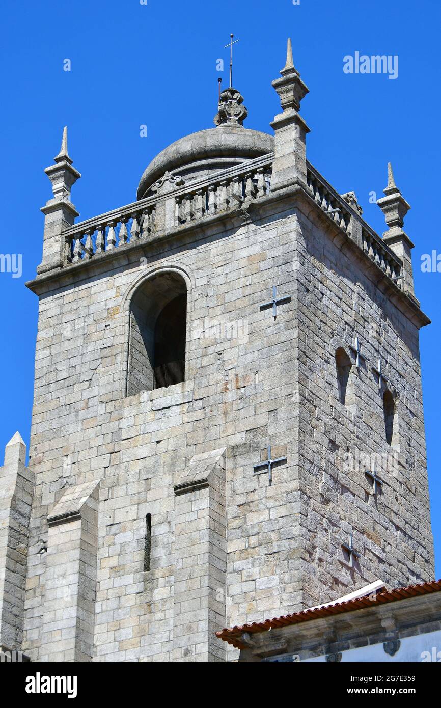 Cathédrale de Porto, Sé do Porto, Igreja de Nossa Senhora da Assunção, Porto, Portugal, Europe Banque D'Images