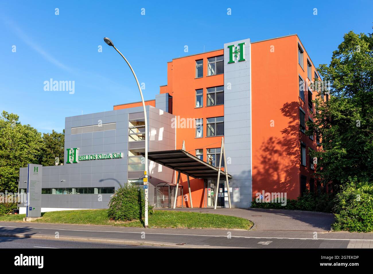 Hôpital Helios à Kiel, Allemagne Banque D'Images